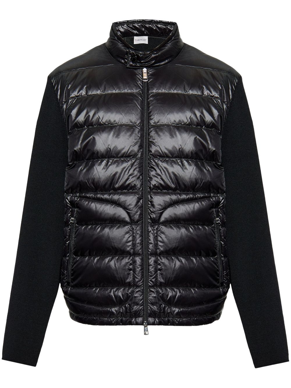 Moncler Sweaters Black Polyamide