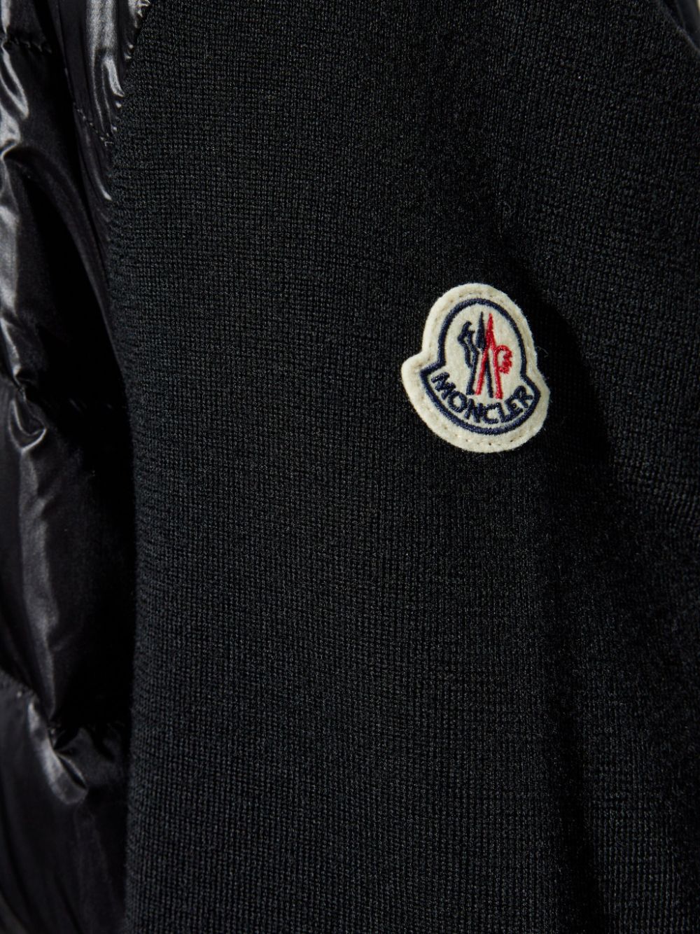 Moncler Sweaters Black Polyamide