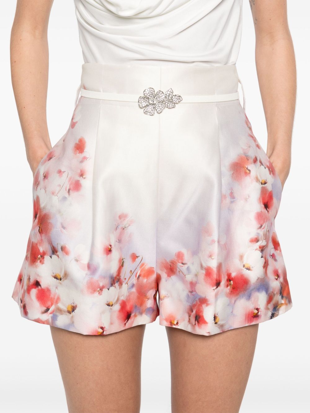 Zimmermann Shorts Red Outer: Silk
