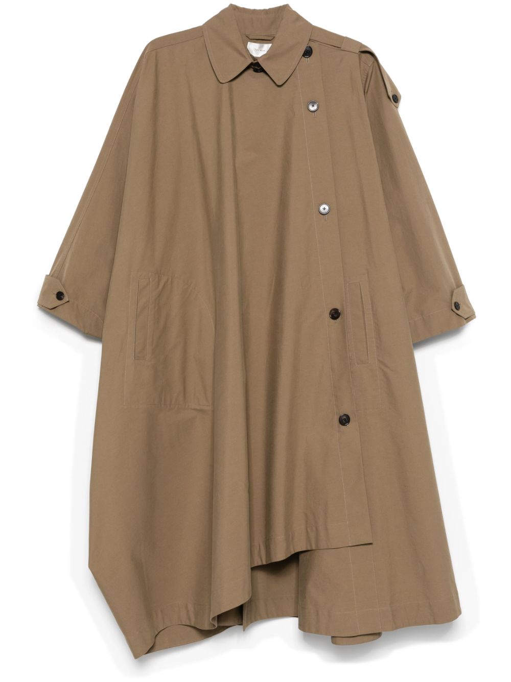 The Row Main Coats Beige Cotton