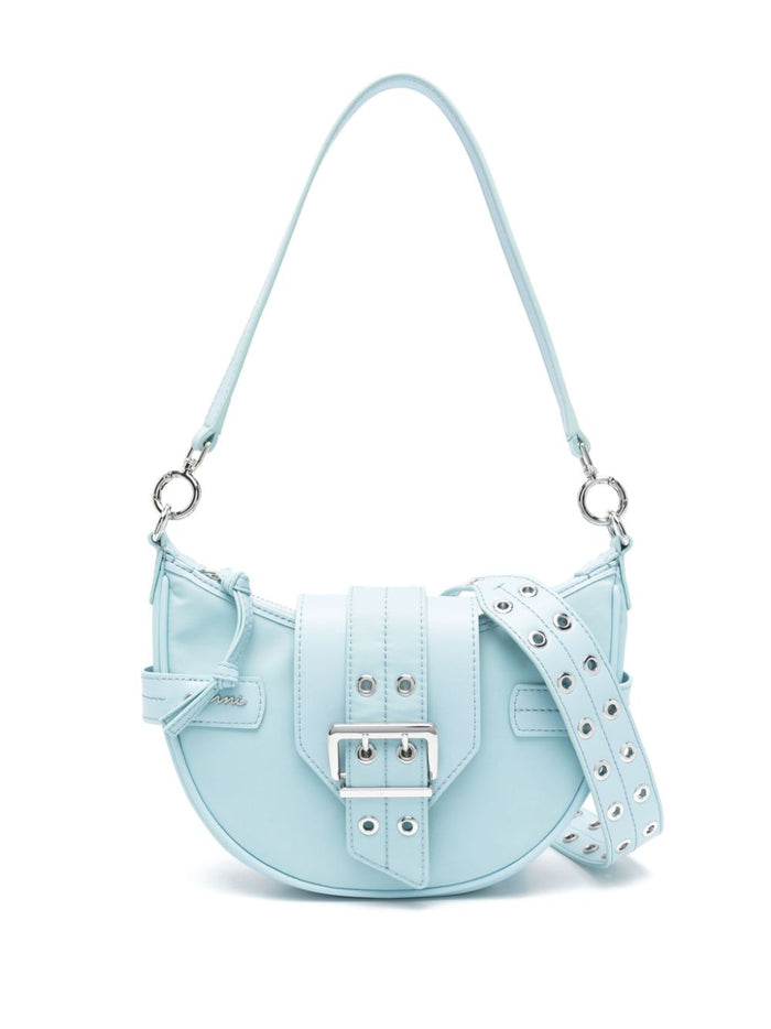 Ganni Bags Clear Blue Polyurethane Polyester