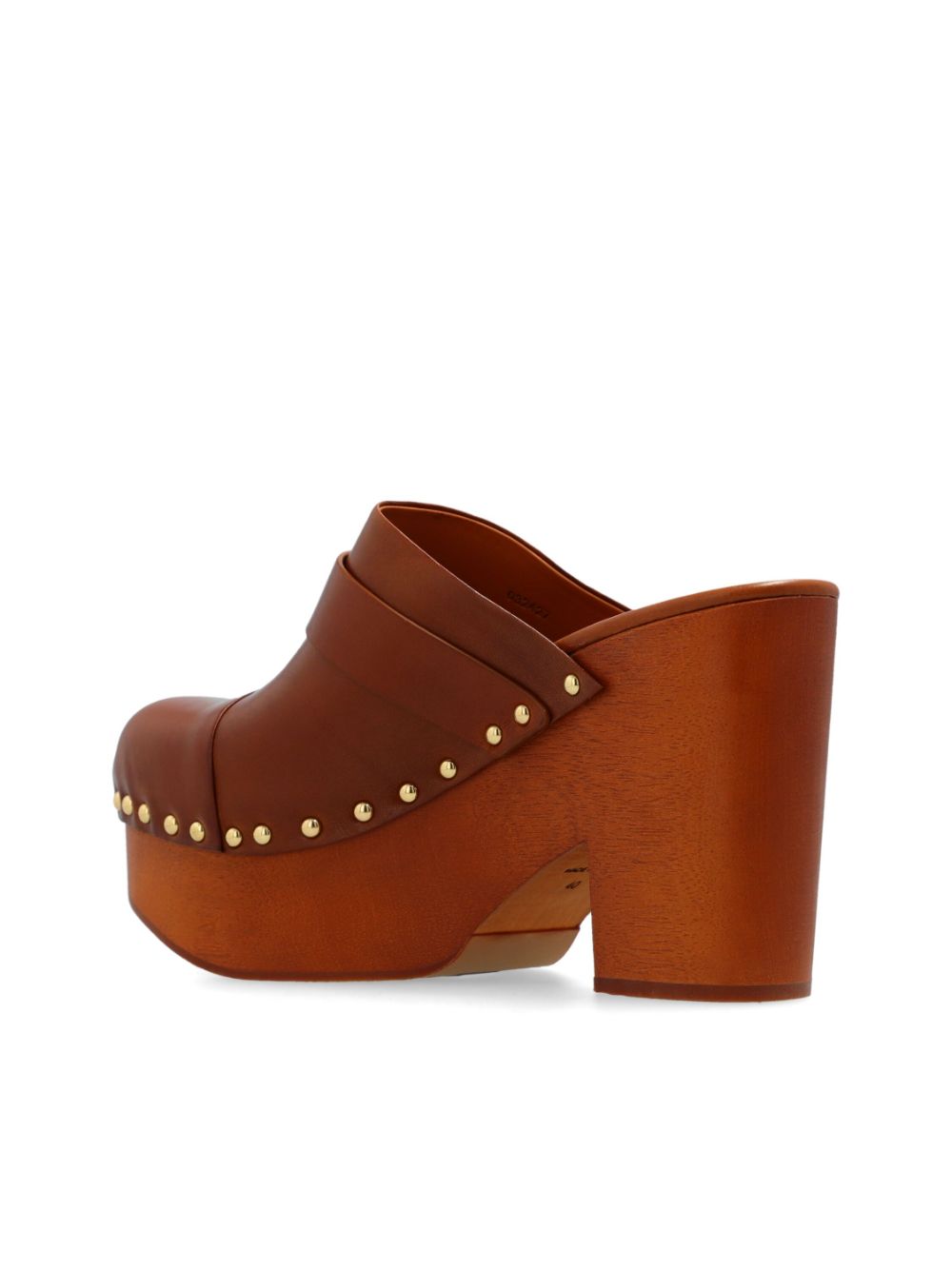 Chloè Sandals Leather Brown Calf Leaher