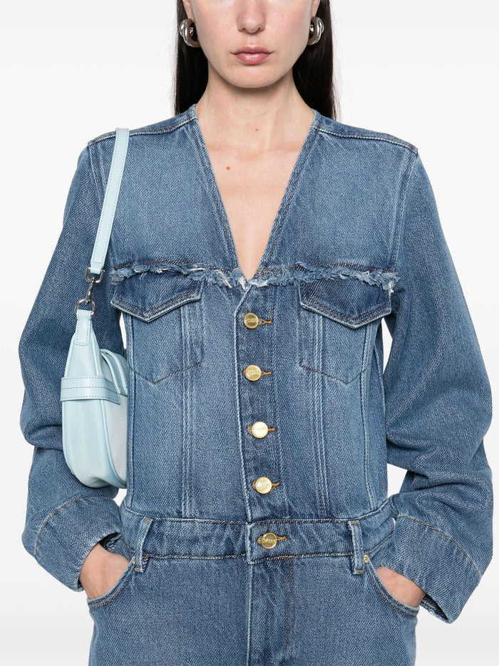 Ganni Dresses Blue Cotton