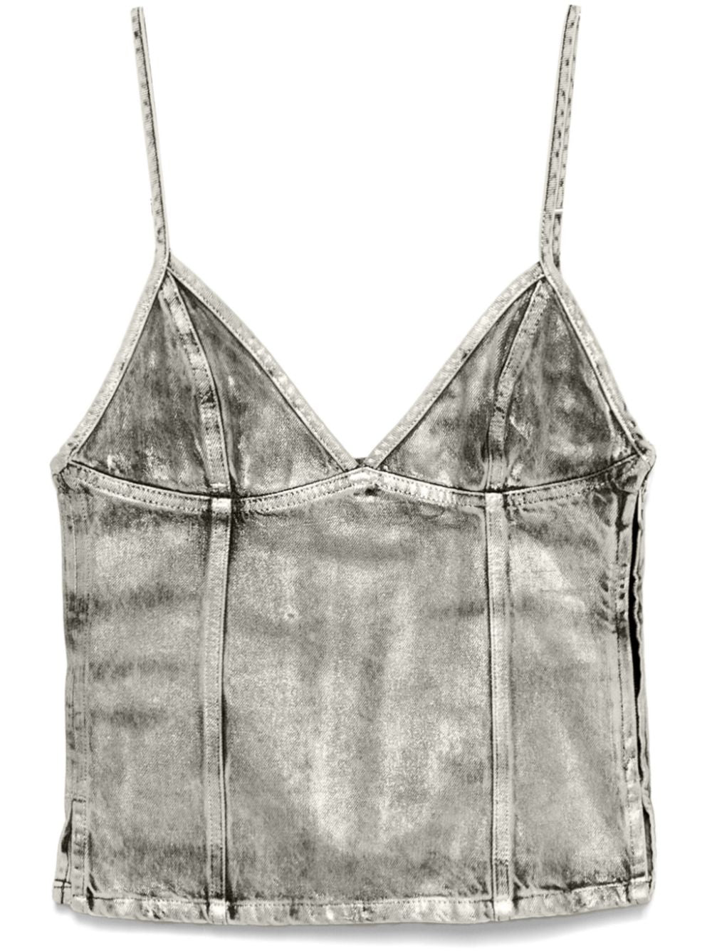 Diesel Top Grey Cotton