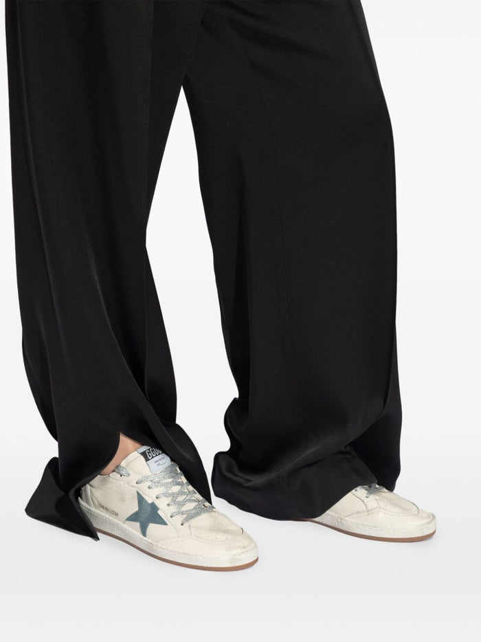 Golden Goose Sneakers Blue Calf Leather