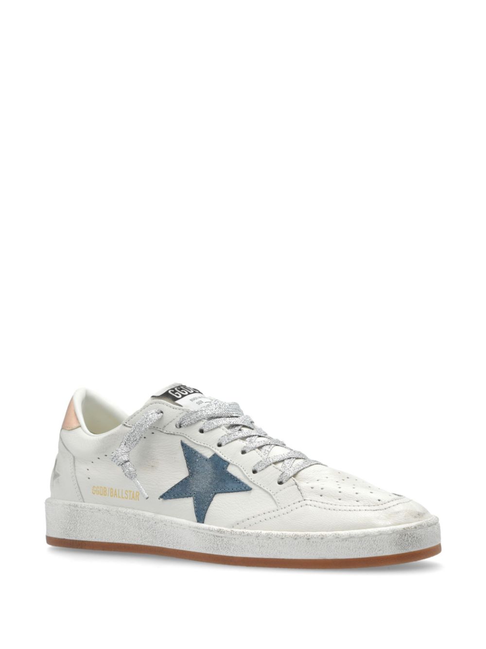 Golden Goose Sneakers Blue Calf Leather