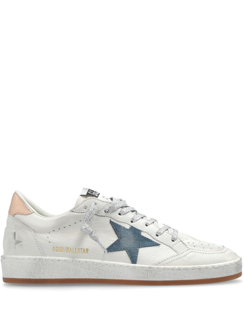 Golden Goose Sneakers Blue Calf Leather