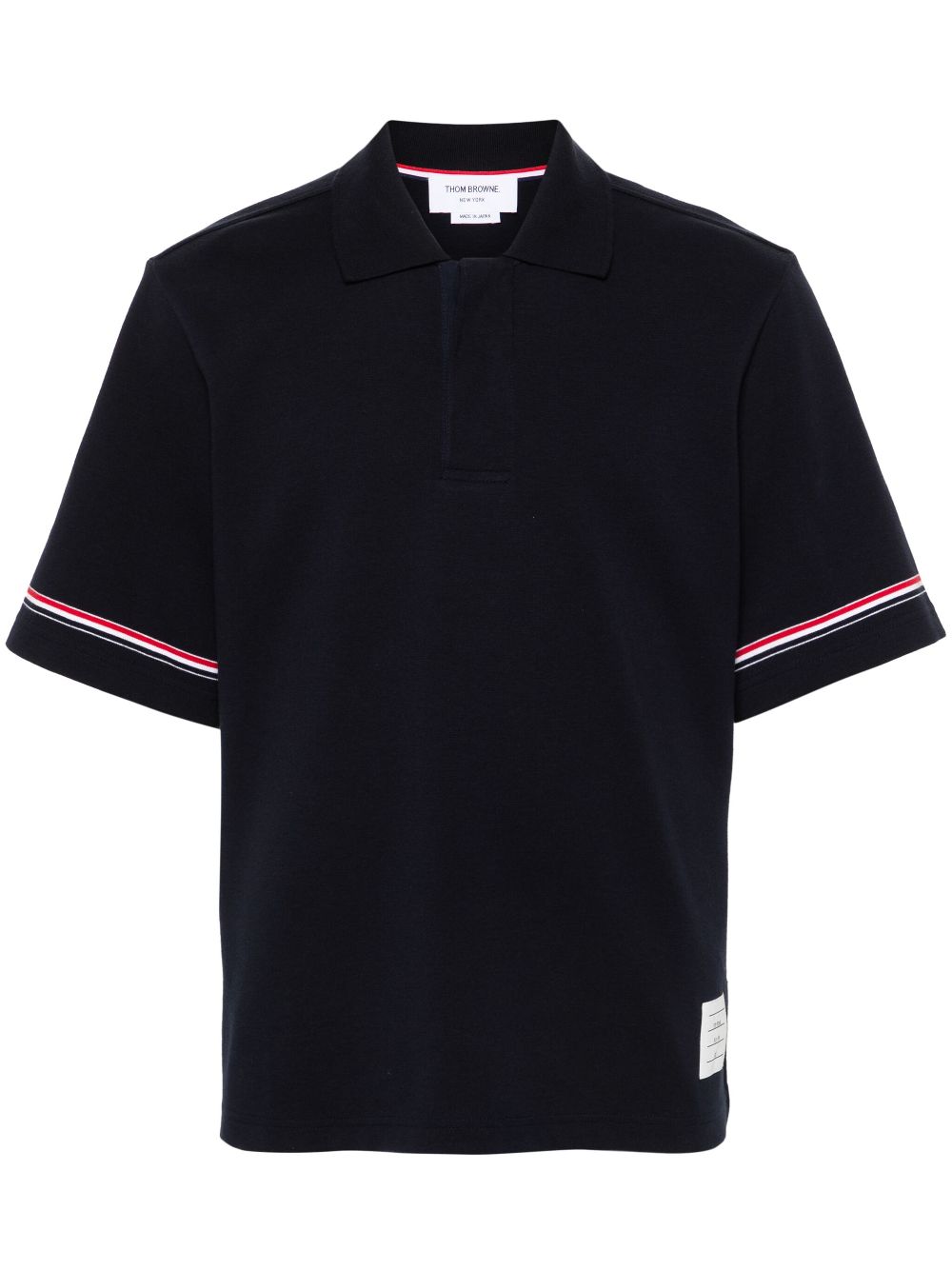 Thom Browne T-Shirts And Polos Blue Cotton