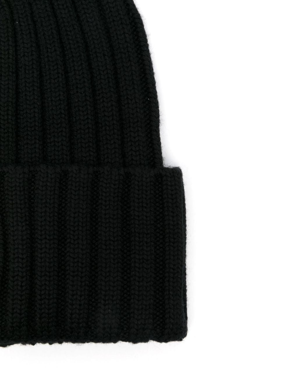 Moncler Hats Black Virgin Wool
