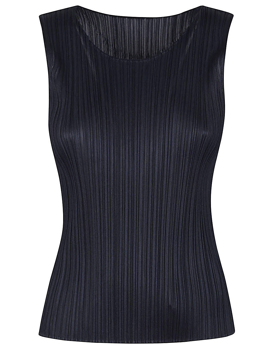 Pleats Please Top Blue Polyester