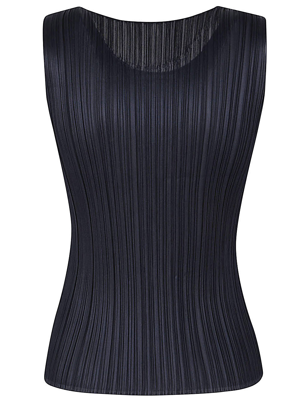 Pleats Please Top Blue Polyester