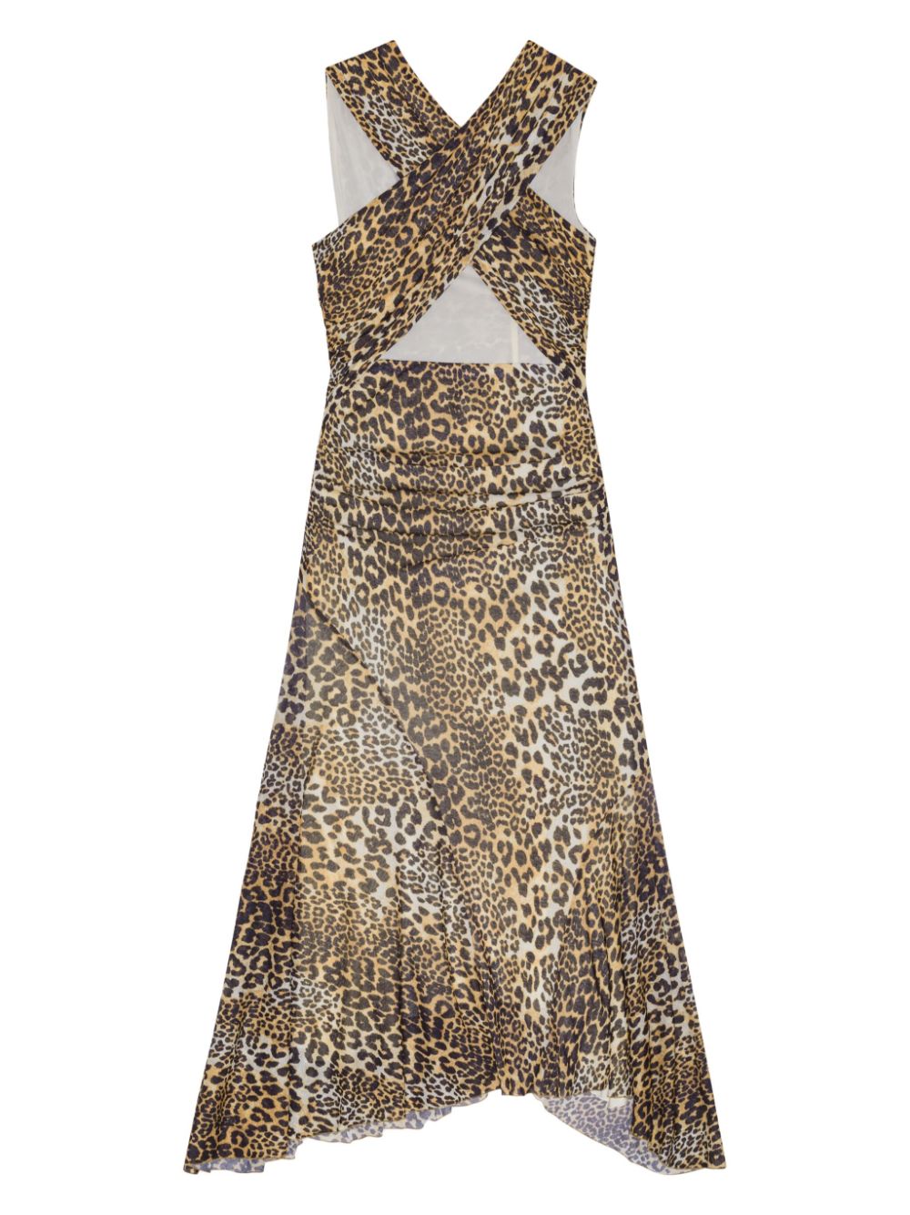 GANNI Dresses Brown Fabric
