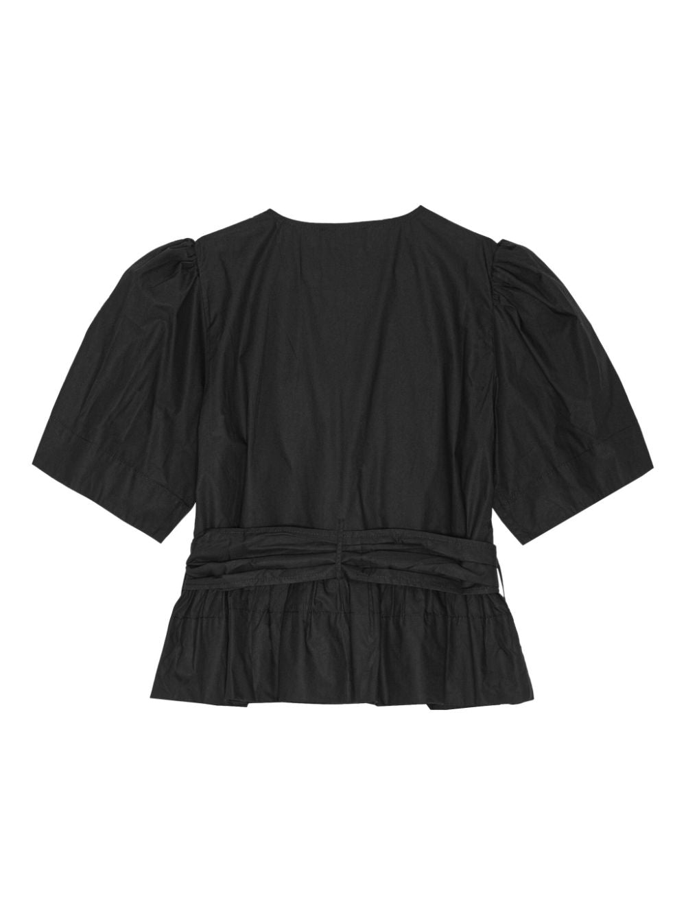 Ganni Top Black Cotton