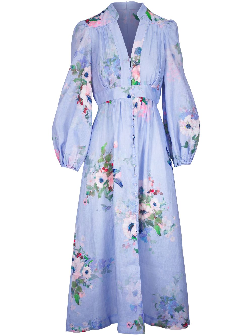 Zimmermann Dresses Clear Blue Linen/flax