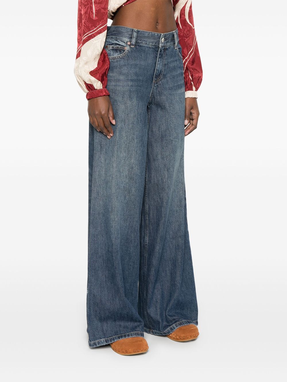 Alice + Olivia Jeans Blue Outer: Cotton Lining