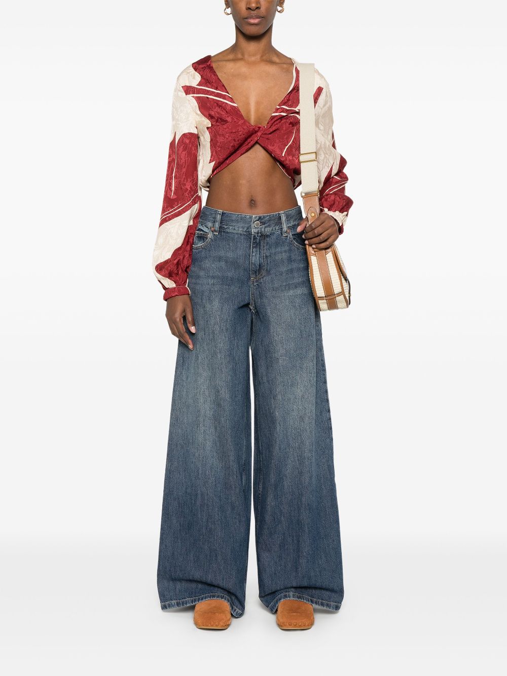 Alice + Olivia Jeans Blue Outer: Cotton Lining