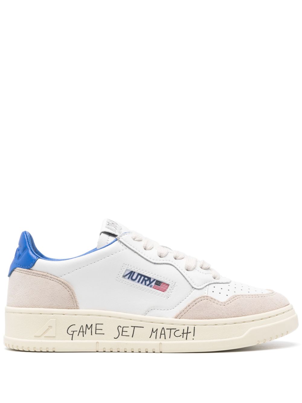 Autry Sneakers Blue Calf Leather
