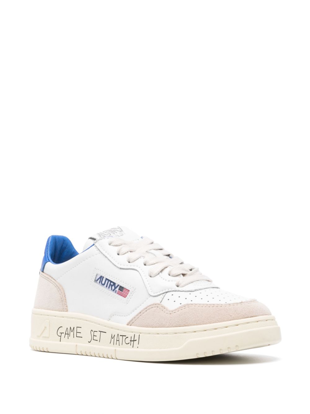 Autry Sneakers Blue Calf Leather