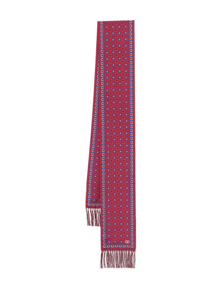 Valentino Garavani Scarfs Red Silk