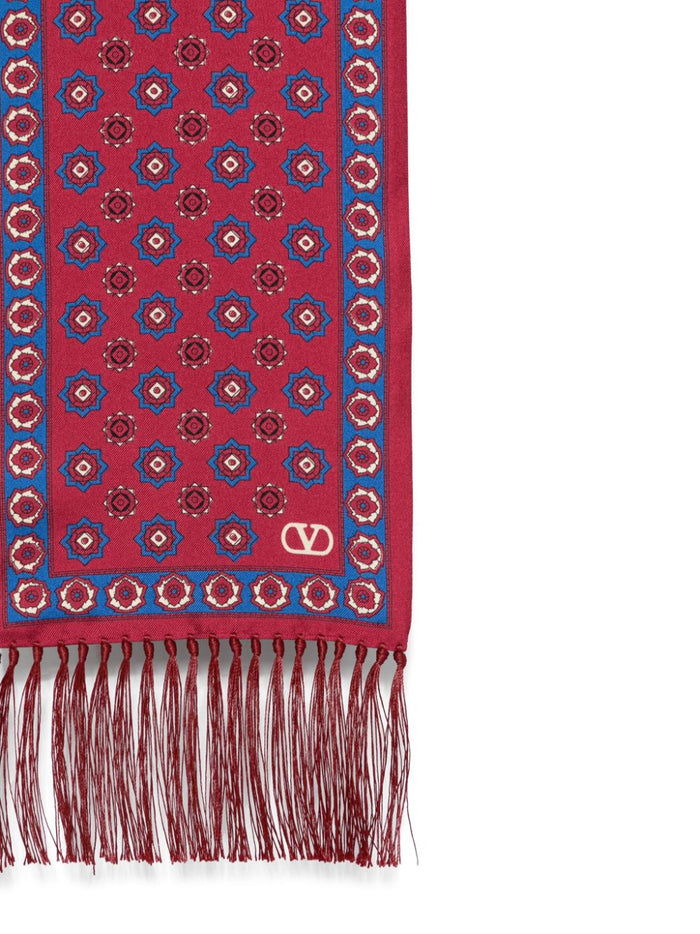 Valentino Garavani Scarfs Red Silk