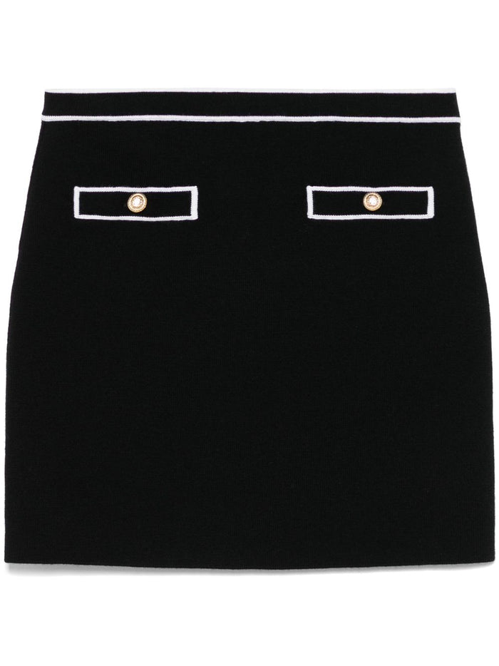 Alice + Olivia Skirts Black Wool