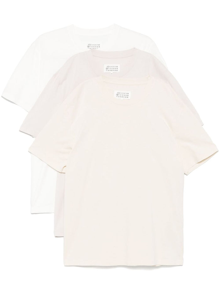 Maison Margiela T-Shirts And Polos Beige Cotton