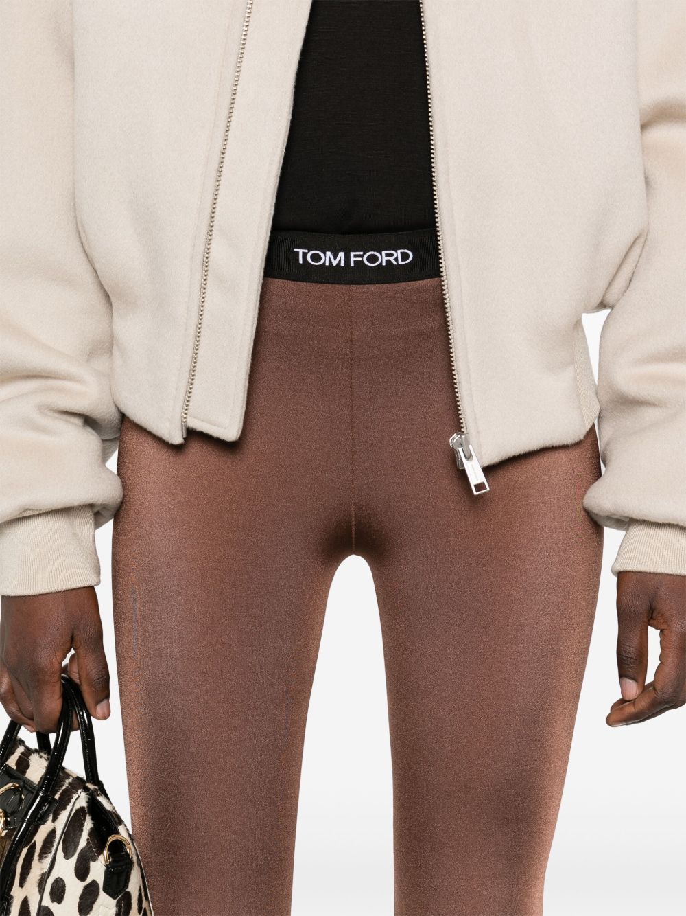 Tom Ford Trousers Marrone Chiaro