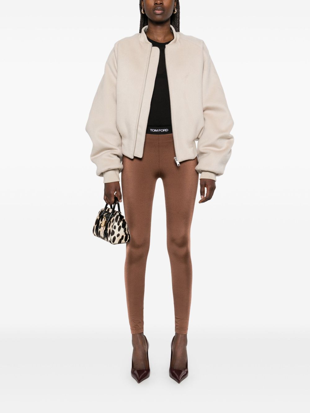 Tom Ford Trousers Marrone Chiaro