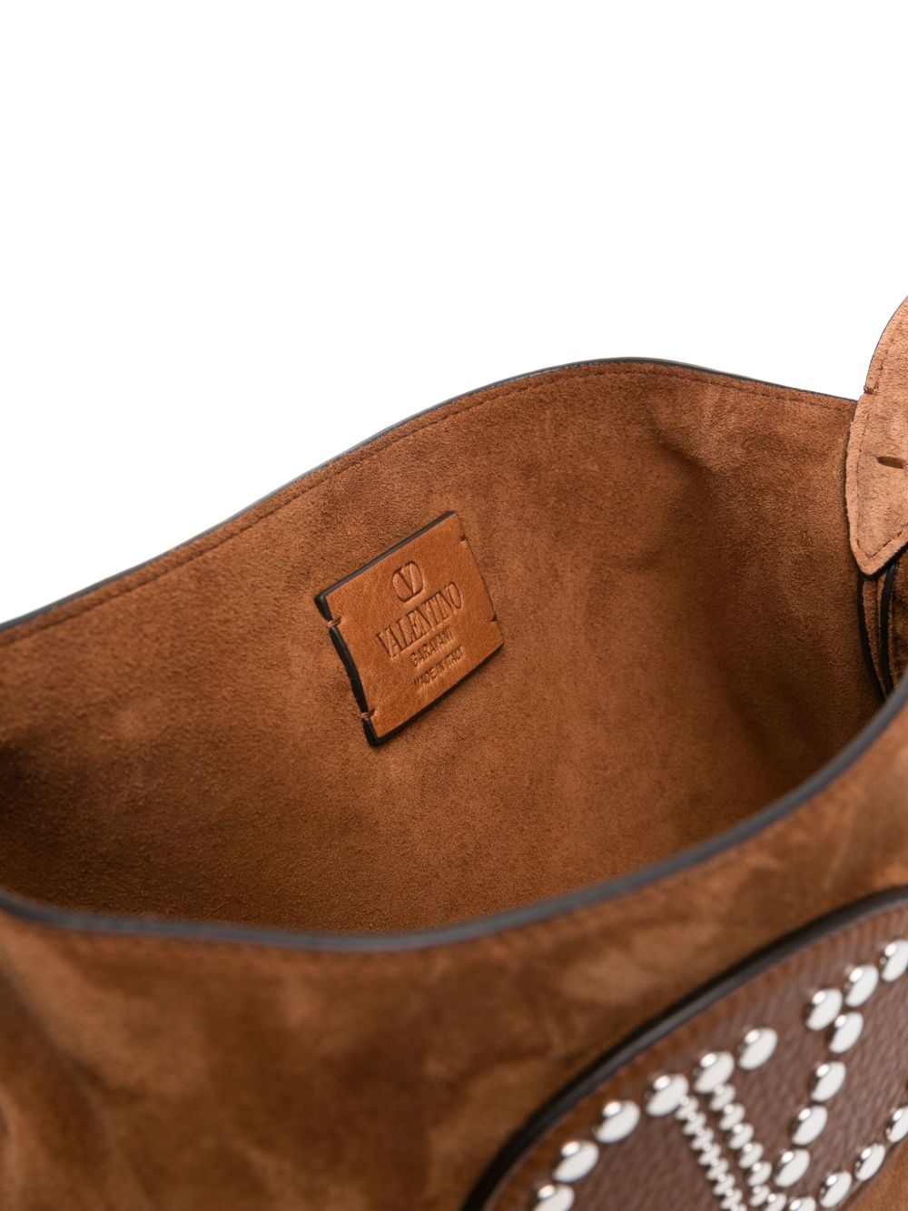 Valentino Garavani Bags Leather Brown Outer: Calf Suede