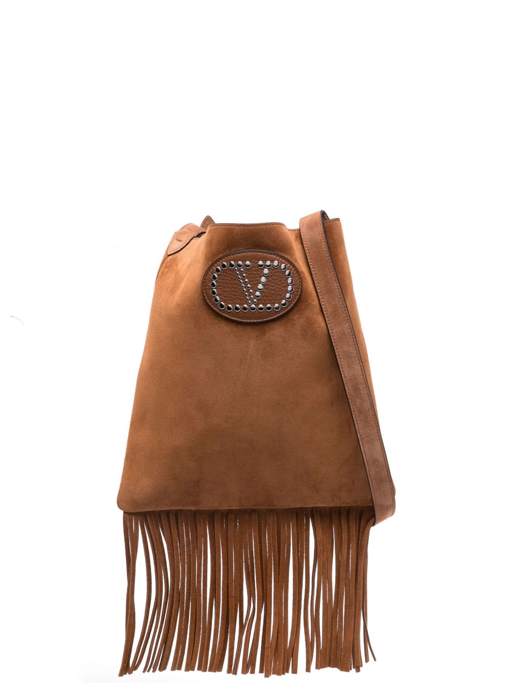 Valentino Garavani Bags Leather Brown Outer: Calf Suede