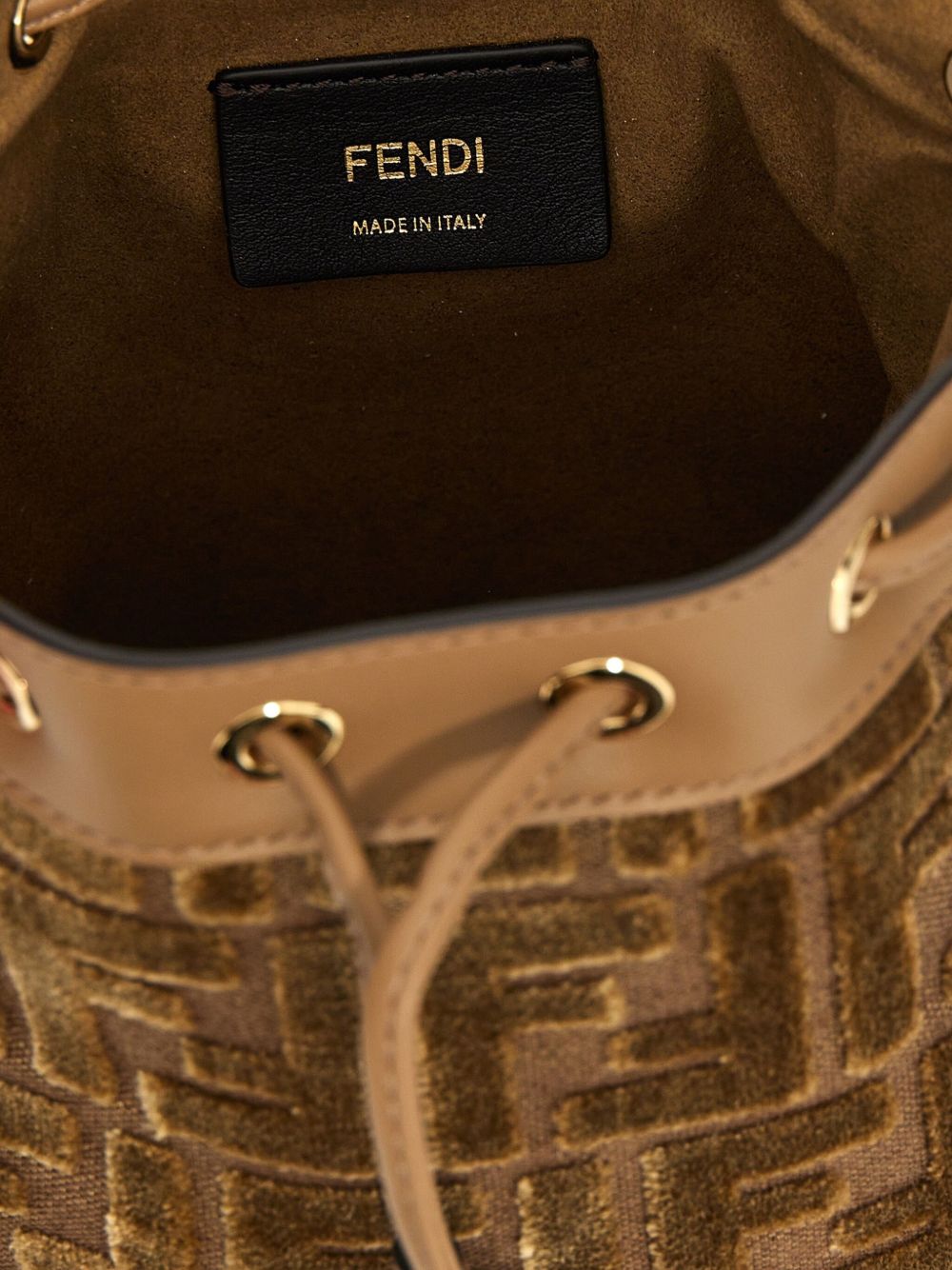 Fendi Bags Leather Brown Outer: Polyester