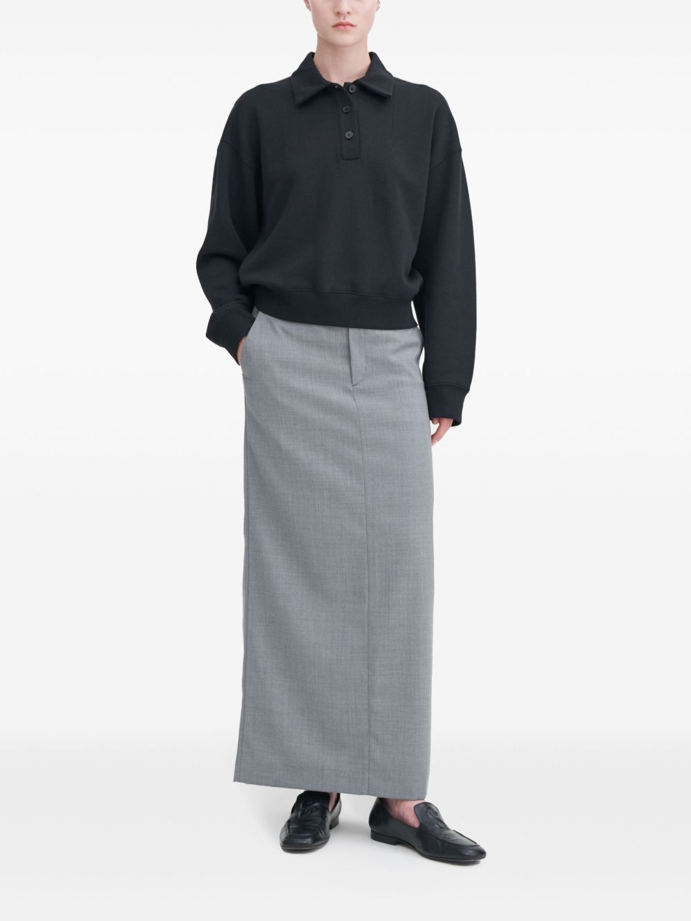FILIPPA K T-shirts and Polos Black Cotton Lyocell
