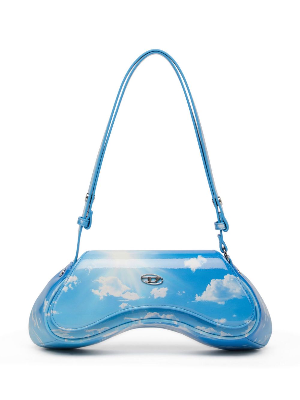 Diesel Bags Clear Blue Outer: Polyurethane