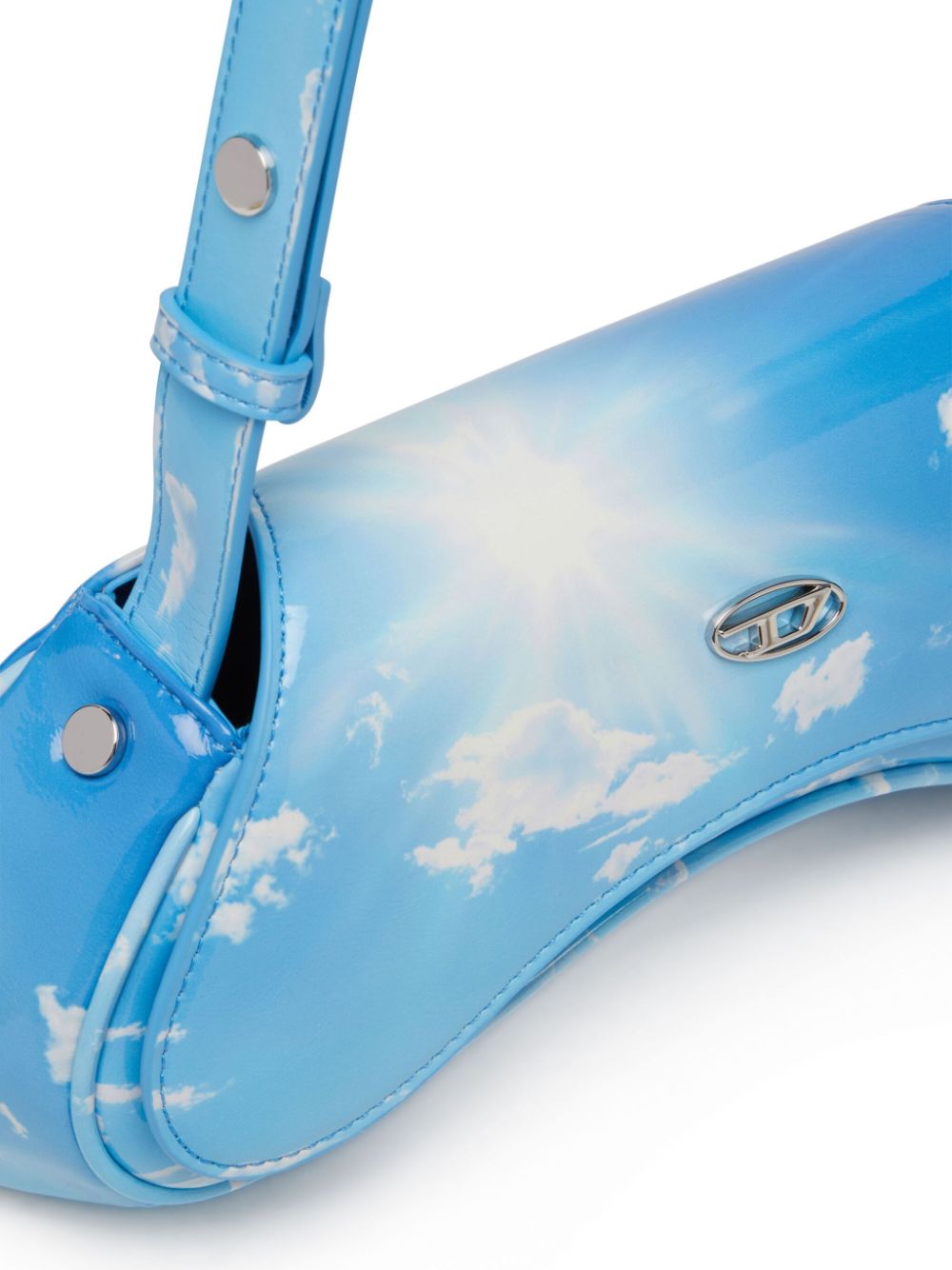 Diesel Bags Clear Blue Outer: Polyurethane