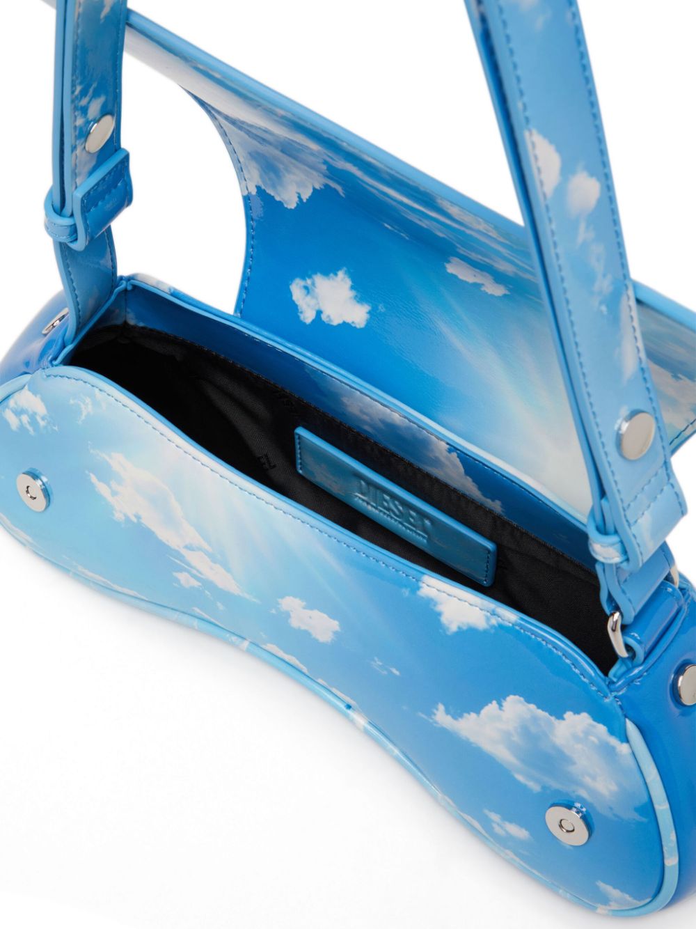 Diesel Bags Clear Blue Outer: Polyurethane