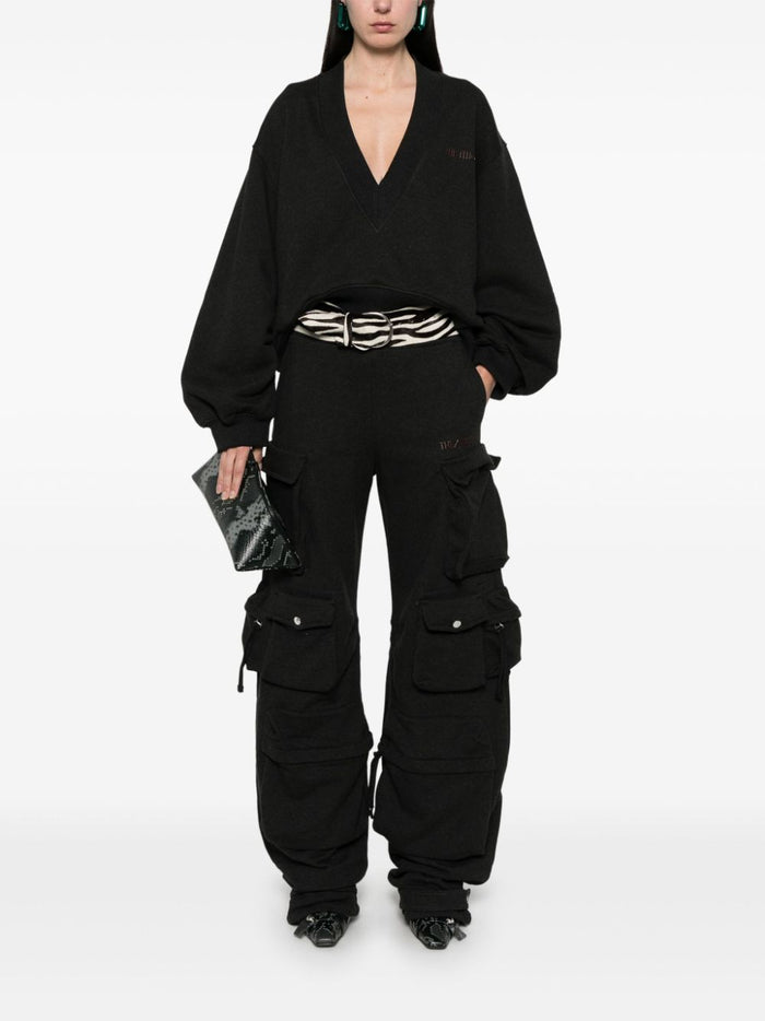 The Attico Sweaters Black Cotton