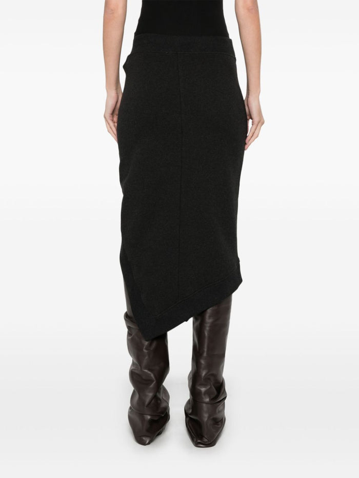 The Attico Skirts Black Cotton