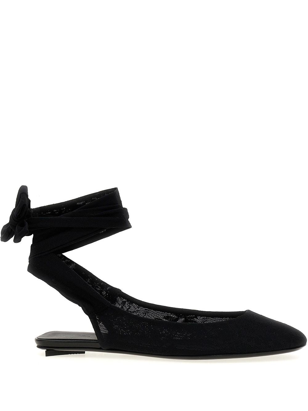 The Attico Flat Shoes Black