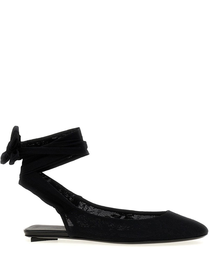 The Attico Flat Shoes Black