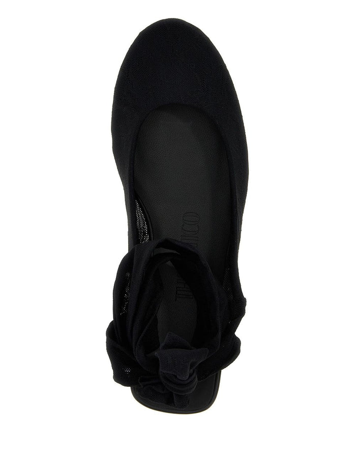 The Attico Flat Shoes Black