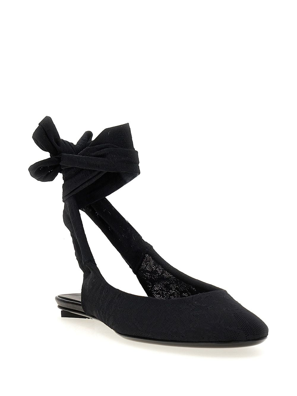The Attico Flat Shoes Black