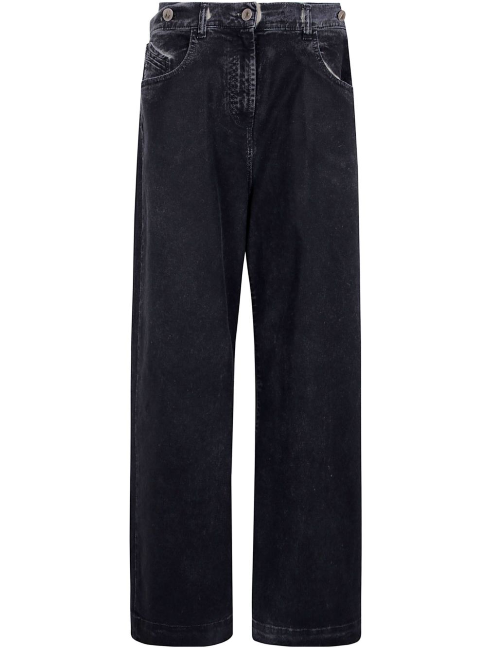 The Attico Trousers Blue Outer: Cotton