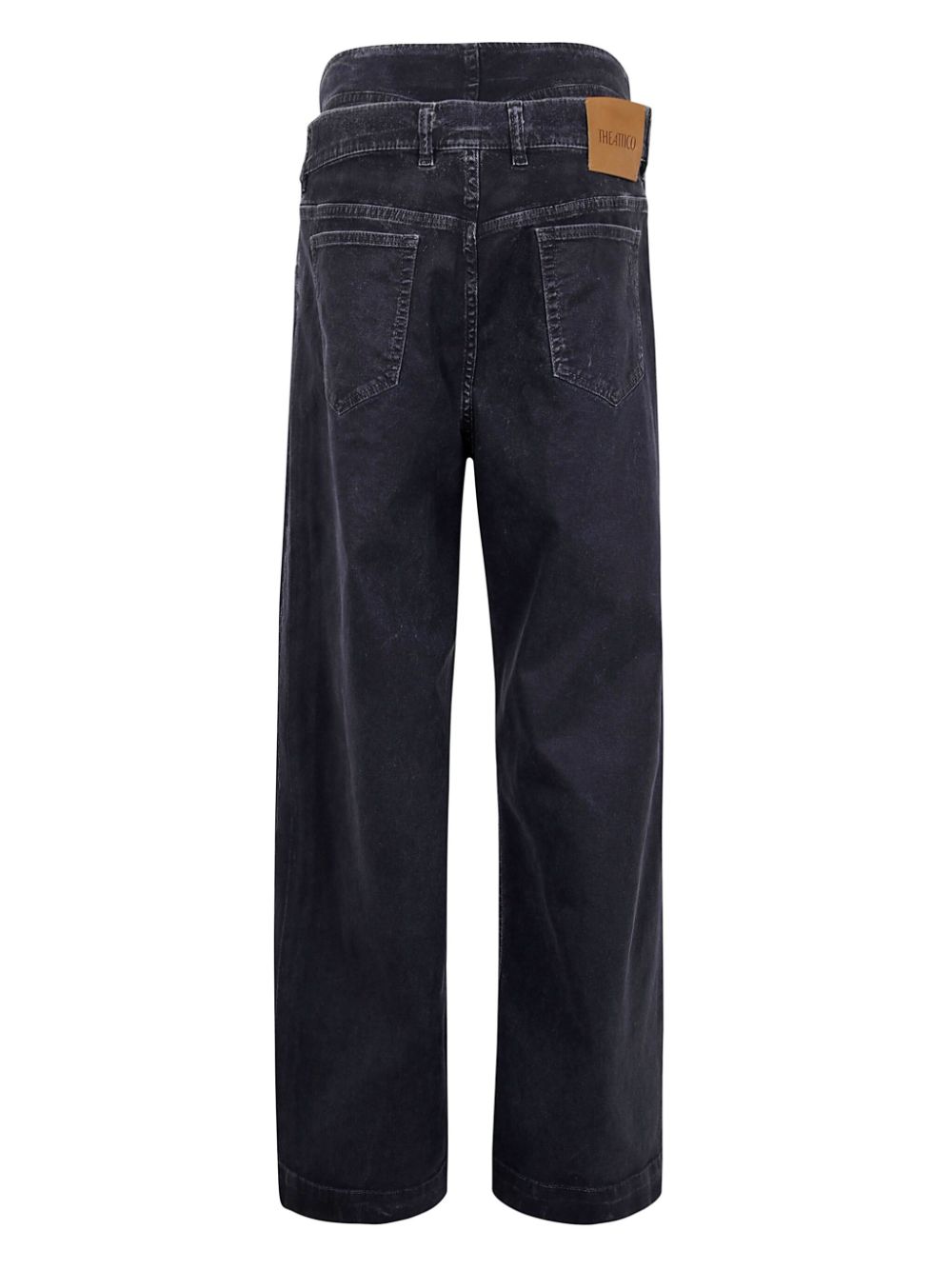 The Attico Trousers Blue Outer: Cotton