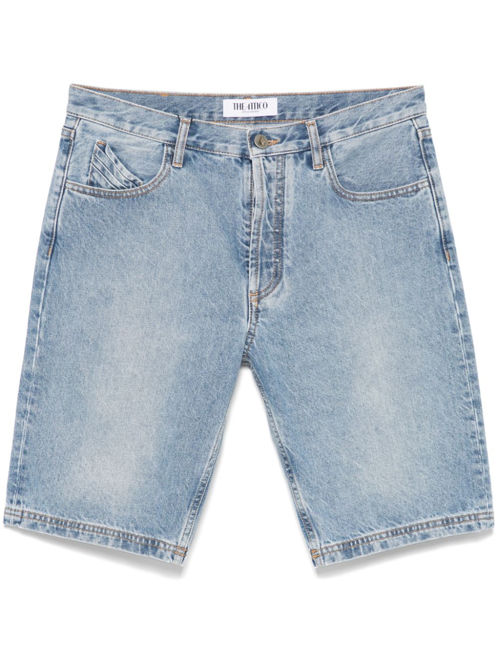 The Attico Shorts Clear Blue Lining: Polyester