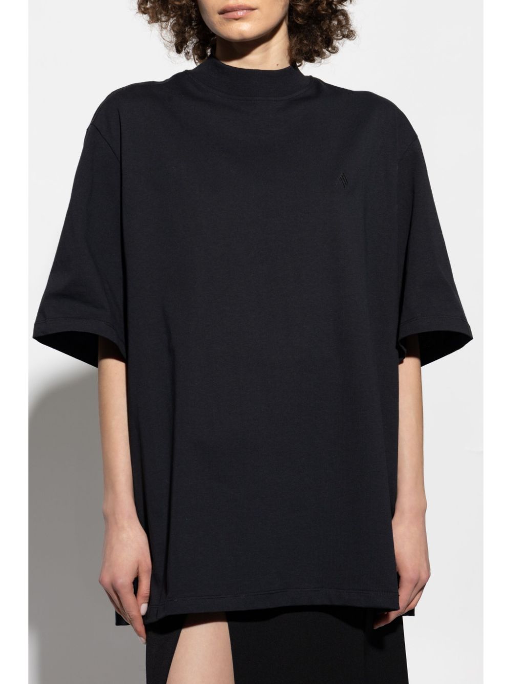The Attico T-Shirts And Polos Black Cotton