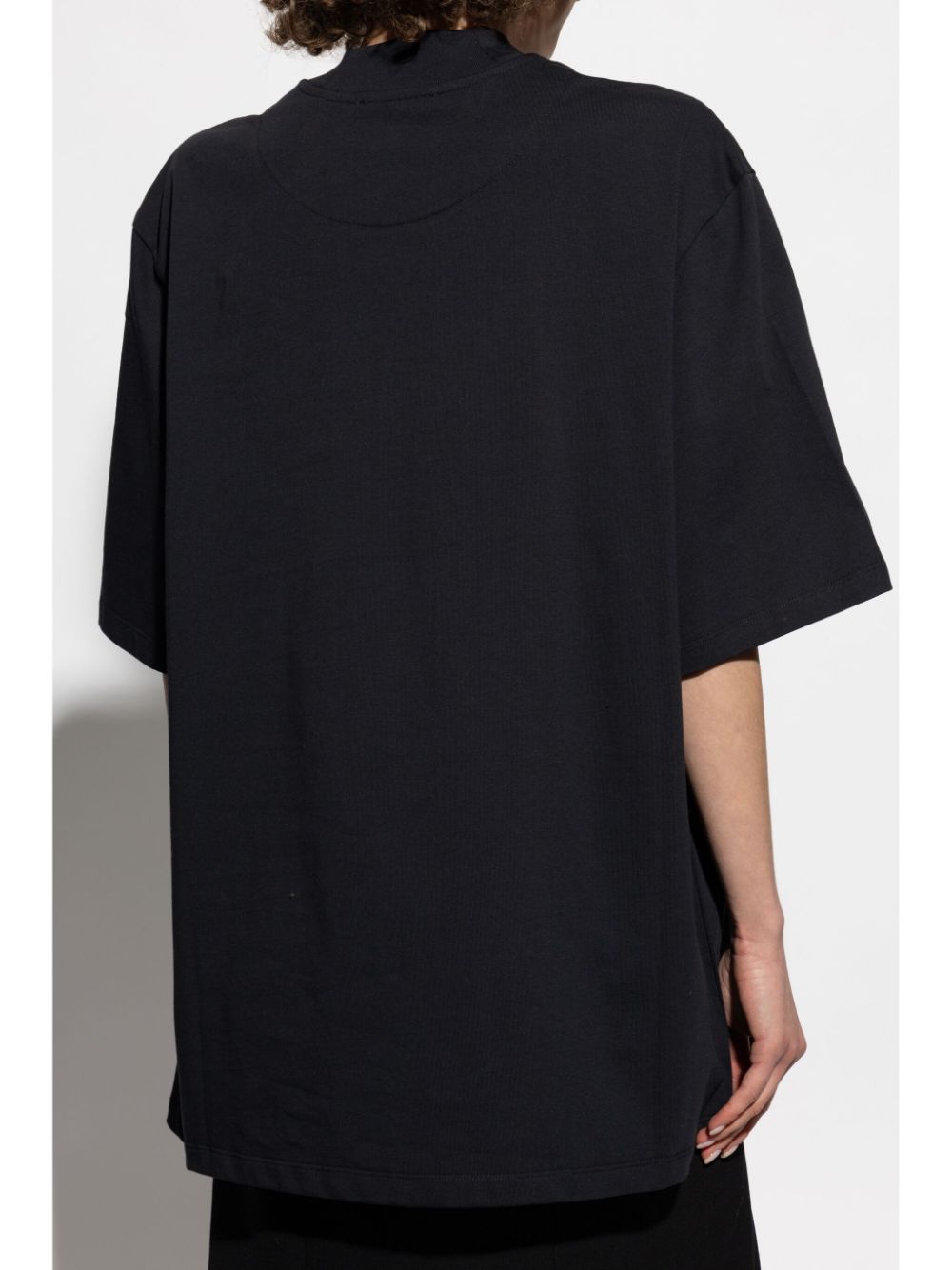 The Attico T-Shirts And Polos Black Cotton