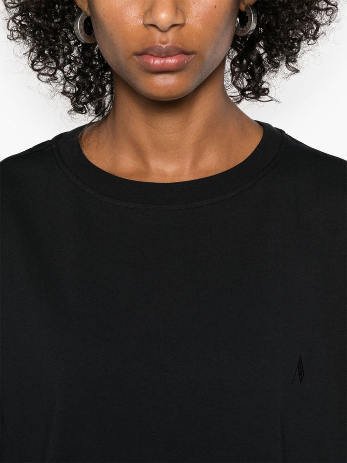 The Attico T-Shirts And Polos Black Cotton