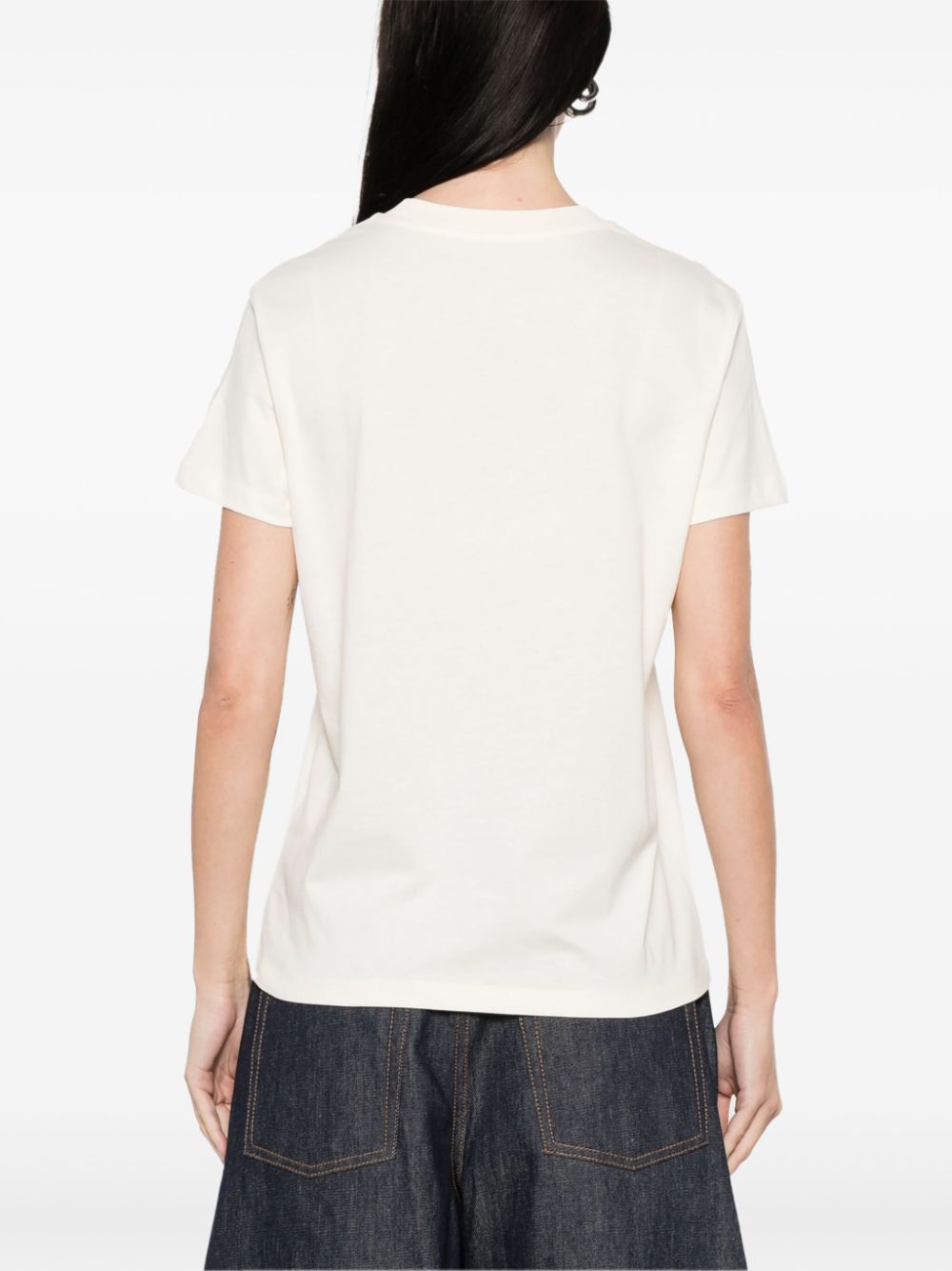 Moncler T-Shirts And Polos Beige Cotton