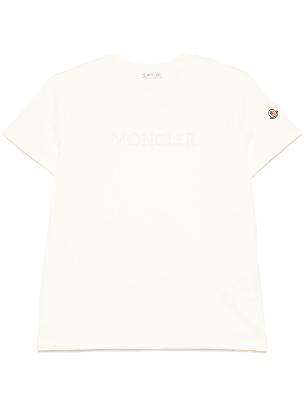 Moncler T-Shirts And Polos Beige Cotton