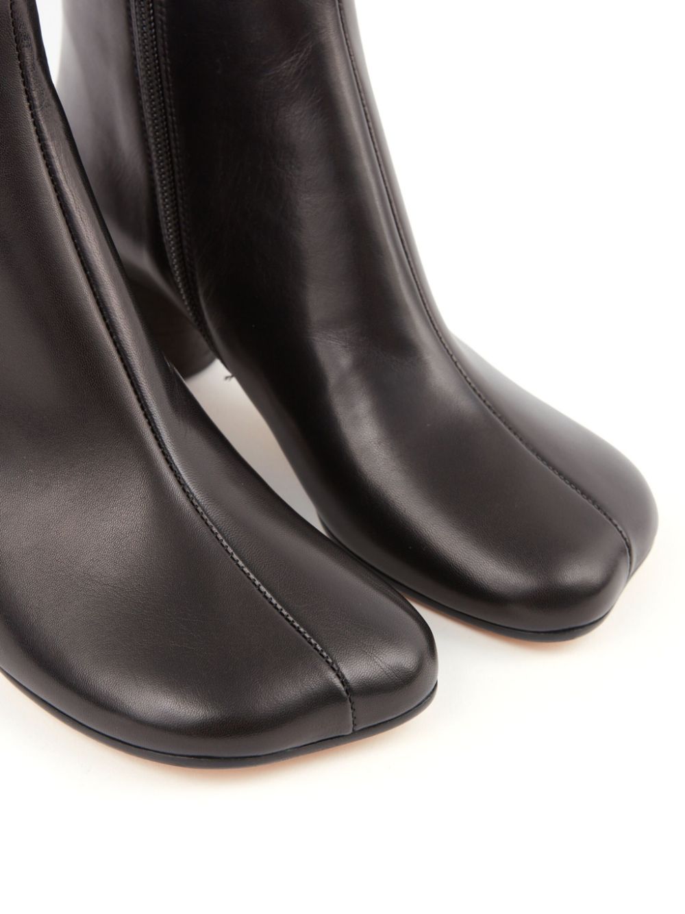 Mm6 Maison Margiela Boots Black Calf Leather